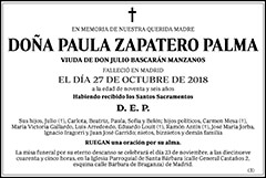 Paula Zapatero Palma